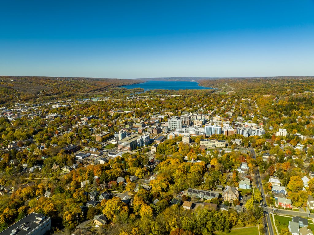 Solar project at Ithaca College, New York, Announcement Greenwood